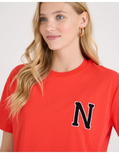 CAMISETA ROJO N NAF NAF