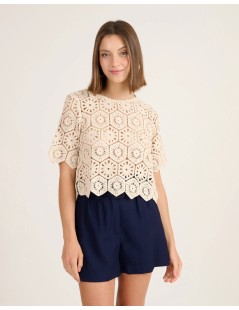 TOP CROCHET NAF NAF