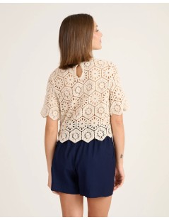 TOP CROCHET NAF NAF