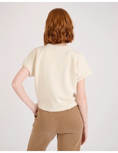 CAMISETA GLAMOUR COLOR CRUDO NAF NAF