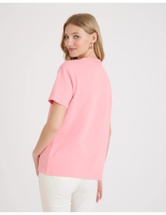 CAMISETA ROSA N NAF NAF