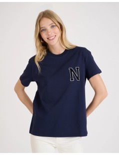 CAMISETA AZUL MARINO N NAF NAF