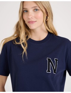 CAMISETA AZUL MARINO N NAF NAF