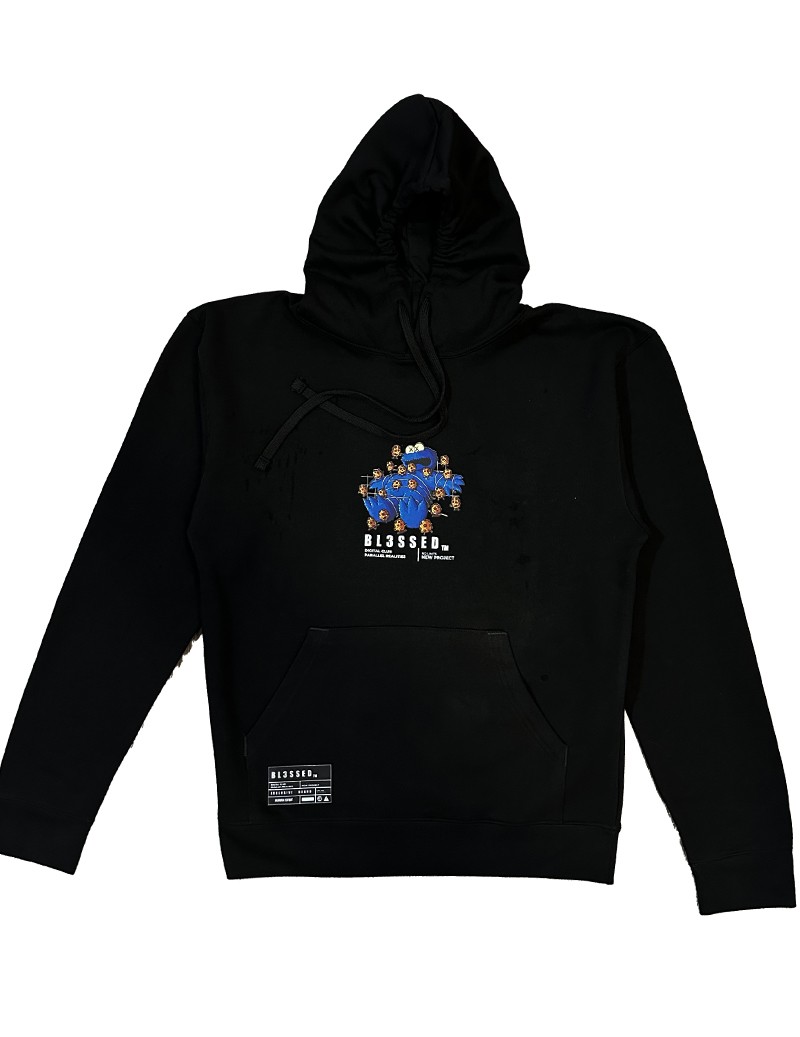 SUDADERA COOKIES NEGRO BL3SSED