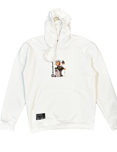 SUDADERA BLANCA BASURA BL3SSED