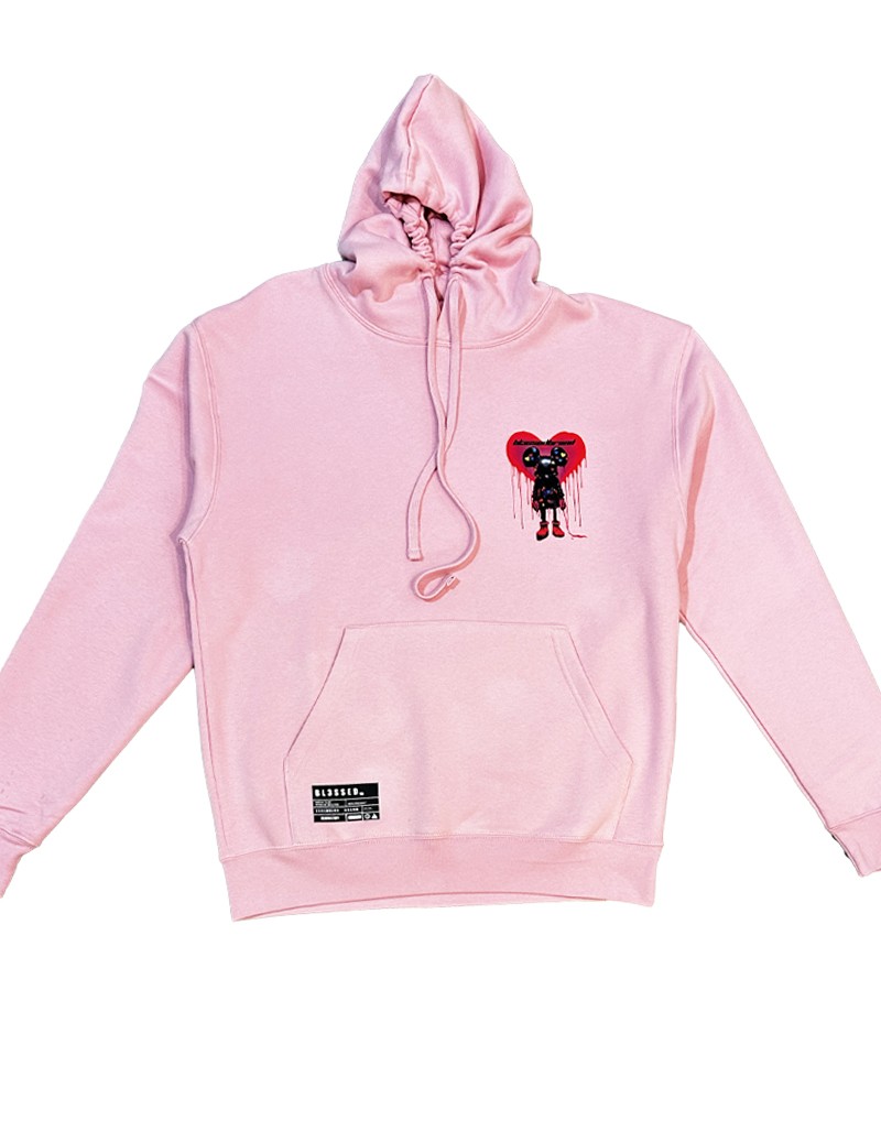 SUDADERA RATÓN ROSA BL3SSED