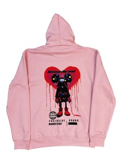 SUDADERA RATÓN ROSA BL3SSED