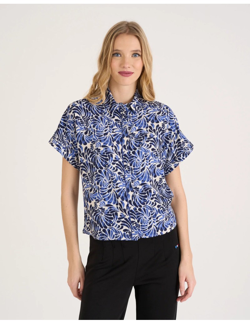 CAMISA BUCLES AZUL MARINO...