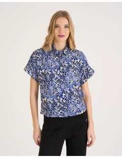 CAMISA BUCLES AZUL MARINO NAF NAF