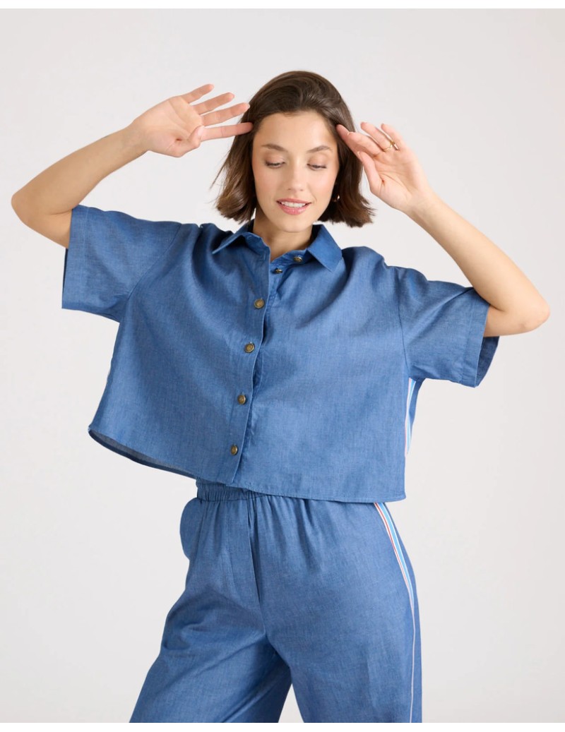 CAMISA RAYA LATERAL NAF NAF