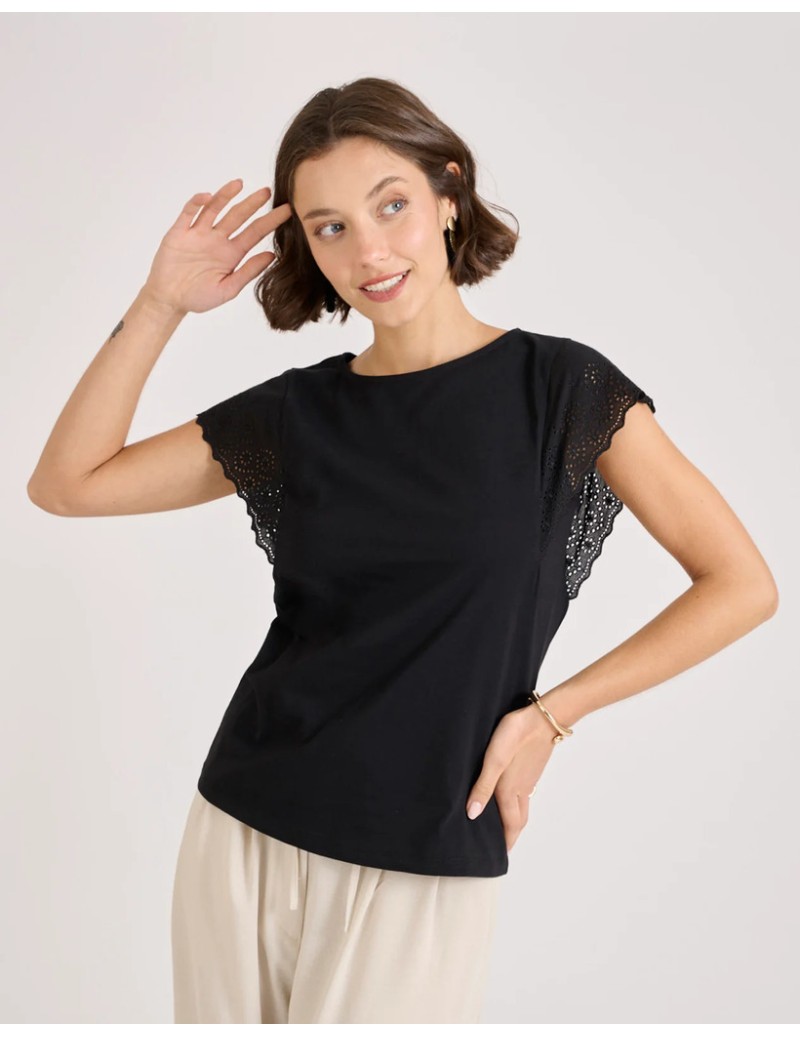 CAMISETA NEGRA NAF NAF