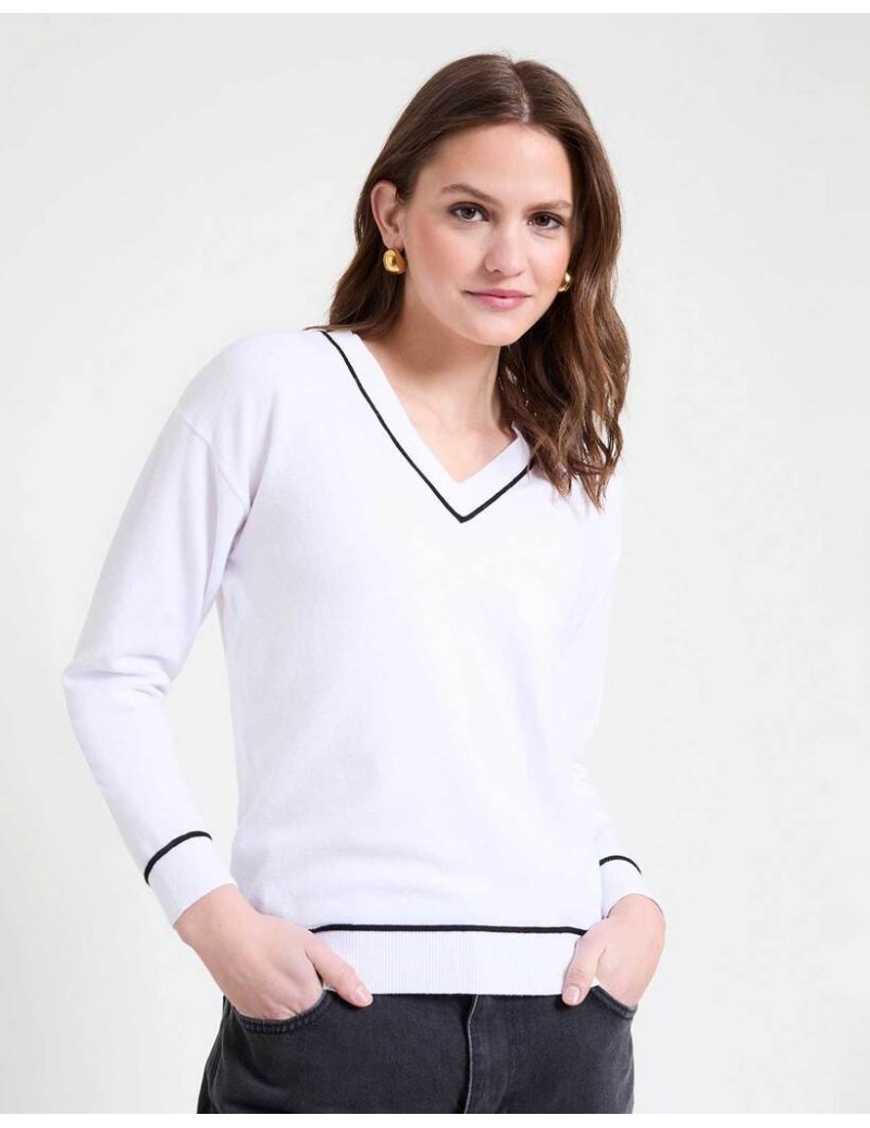JERSEY RIBETES CRUDO NAF NAF