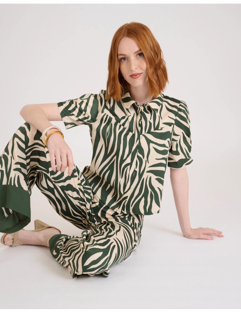 CAMISA CEBRA KAKI NAF NAF