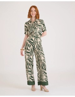 PANTALON CEBRA KAKI NAF NAF