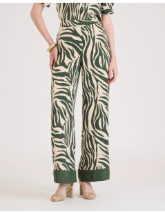 PANTALON CEBRA KAKI NAF NAF