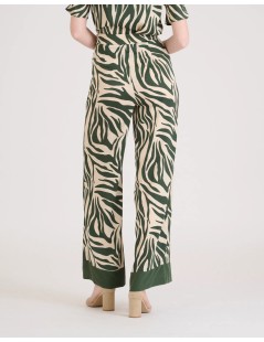 PANTALON CEBRA KAKI NAF NAF