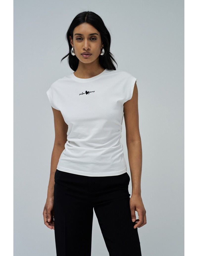 CAMISETA CON FRUNCE SALSA
