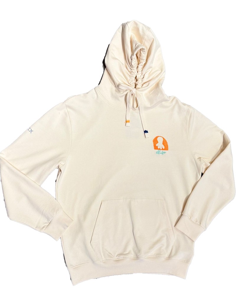 SUDADERA BEIGE ESTAMPADO...