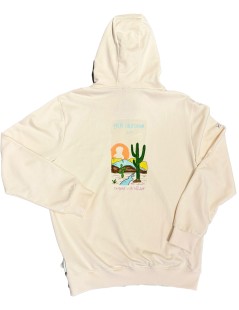 SUDADERA BEIGE ESTAMPADO ESPALDA EL PULPO