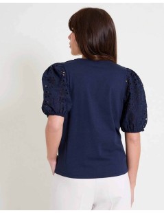 CAMISETA OMEANI AZUL MARINO NAF NAF
