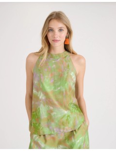 TOP BLUM VERDE NAF NAF