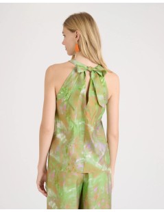 TOP BLUM VERDE NAF NAF