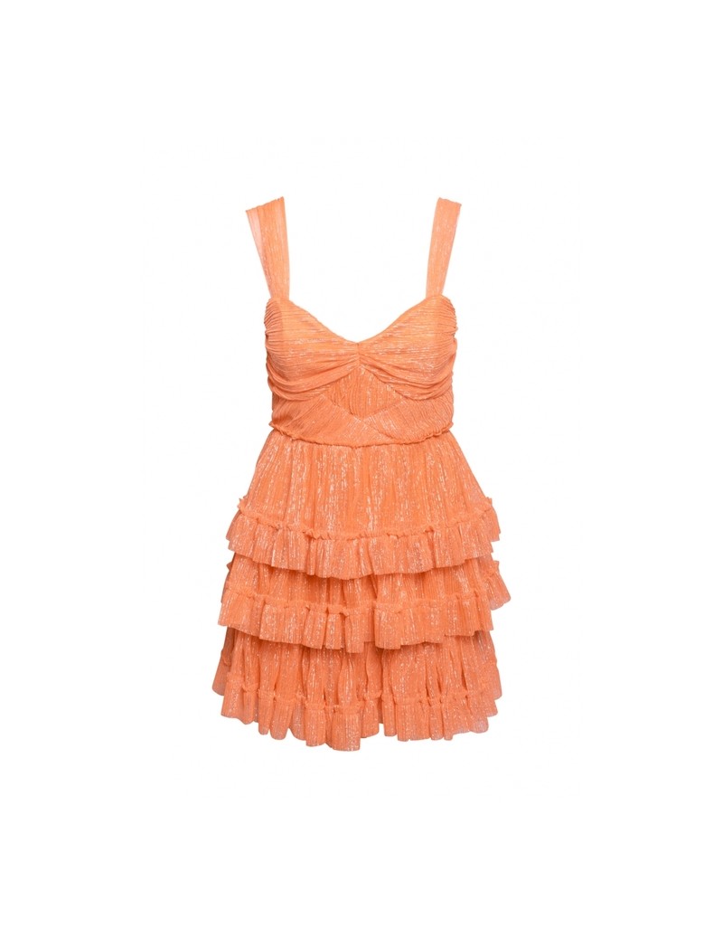VESTIDO NARANJA CRUZADO...