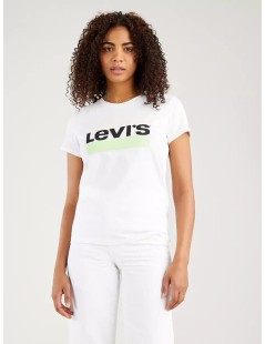 CAMISETA BLANCA PERFECTA LEVIS MUJER