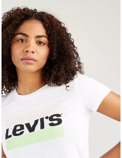 CAMISETA BLANCA PERFECTA LEVIS MUJER