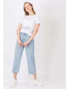 JEANS PIERNA ANCHA CROPPED TIFFOSI