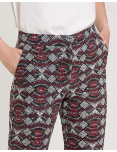 PANTALÓN CHINO ESTAMPADO NAF NAF 