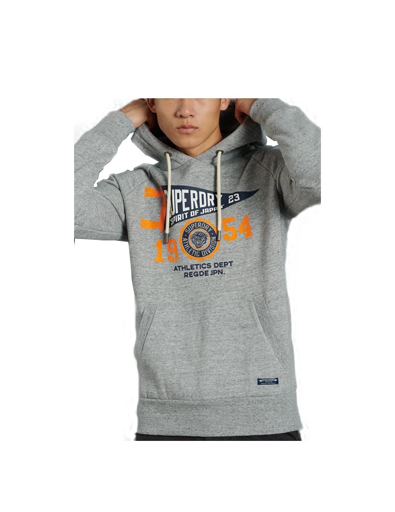 SUDADERA CON CAPUCHA GRIS...