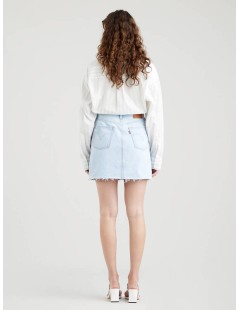 FALDA DECONSTRUIDA DE TALLE ALTO LEVI'S® 