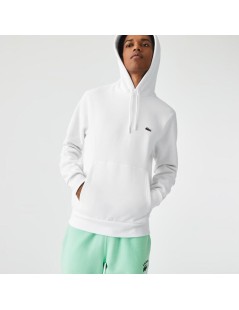 SUDADERA BLANCA ALGODÓN ECOLOGICO LACOSTE