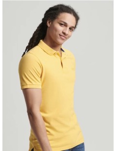 POLO AMARILLO SUPERDRY HOMBRE RELAXED FIT