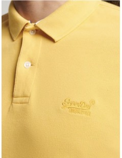 POLO AMARILLO SUPERDRY HOMBRE RELAXED FIT