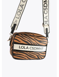 BANDOLERA ANIMAL PRINT CEBRA LOLA CASADEMUNT