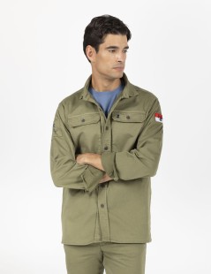 SOBRECAMISA PARCHES DOS BOLSILLOS KHAKI