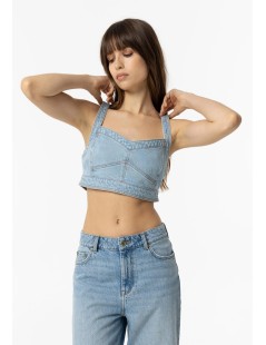 TOP CROPPED DENIM TIFFOSI