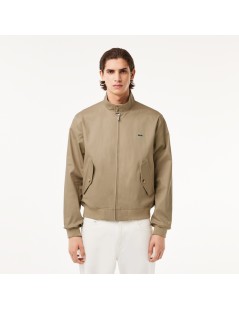 CHAQUETA HARRINGTON DE SARGA DE ALGODÓN IMPERMEABLE