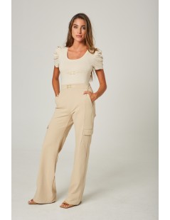 PANTALON BEIGE MANGATA