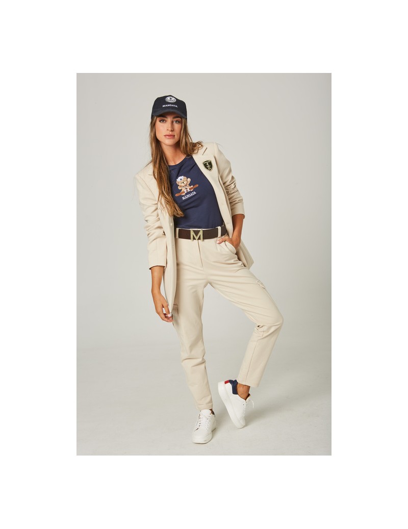 PANTALON CARGO FELPA BEIGE...