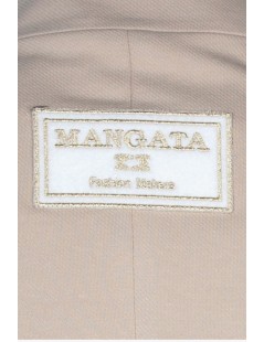 CHAQUETA CRUCERO BEIGE MANGATA