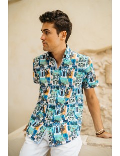 CAMISA MANGA CORTA ALGODON THE SURF CAR