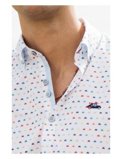 CAMISA MANGA CORTA ESTAMPADO COCHES MULTICOLOR THE SURF CAR