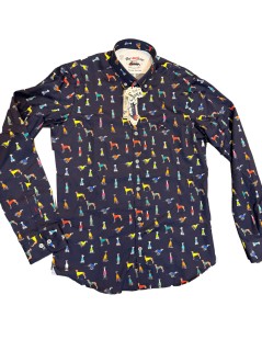 CAMISA ESTAMPADO GALGOS THE SURF CAR