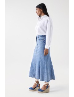 FALDA MIDI DENIM SALSA JEANS