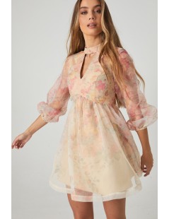 VESTIDO ORGANZA ESTAMPADO HIGHLY PREPPY