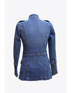 CHAQUETA SAHARIANA DENIM HIGHLY PREPPY