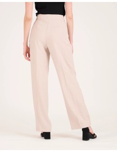 PANTALON DOBLE HEBILLA BEIGE NAF NAF